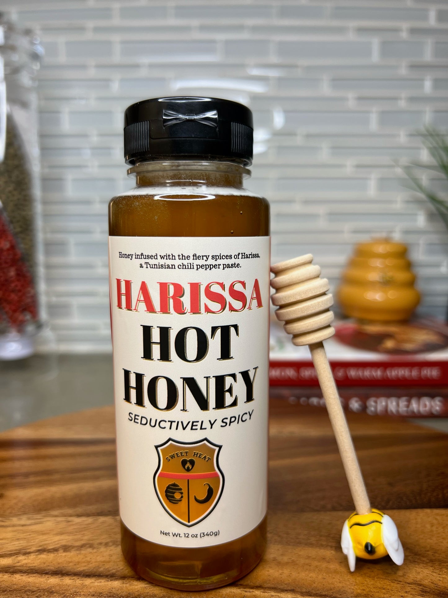 Spicy Honey, Hot Honey Pizza, Hot Honey Sauce, Hot Honey recipe, Honey with a kick, Harissa Hot Honey, Harissa Honey Chicken, Hot Honey Harissa Chicken, Hot Honey Wings, Gift for Foodies, Mikes Hot Honey, Corporate gift, Best Hot Honey, Honey Harissa Sauce, Harissa Honey Wings, Mike's Hot Honey, Sweet Heat, Honey Harissa Recipe